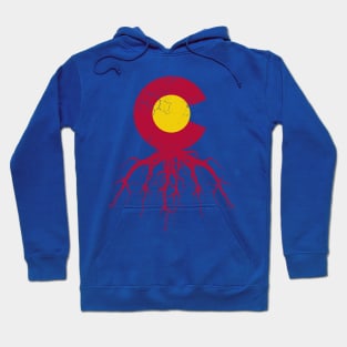 Colorado Roots Flag Home Love Family Hoodie